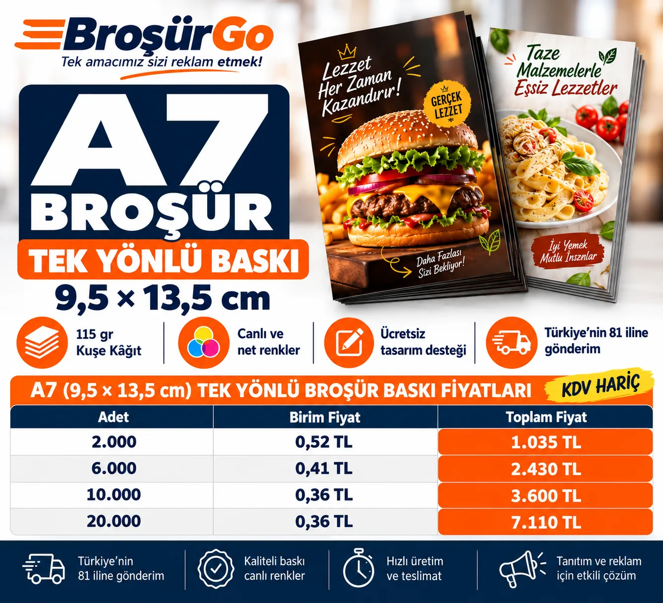 A7 El İlanı – Tek Yön Baskı